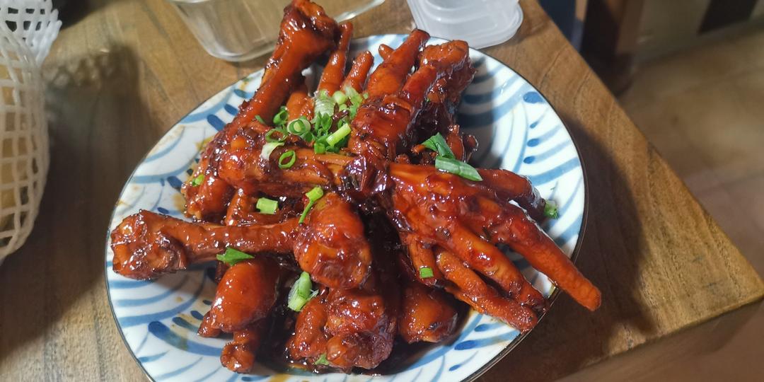 香辣烧鸡爪