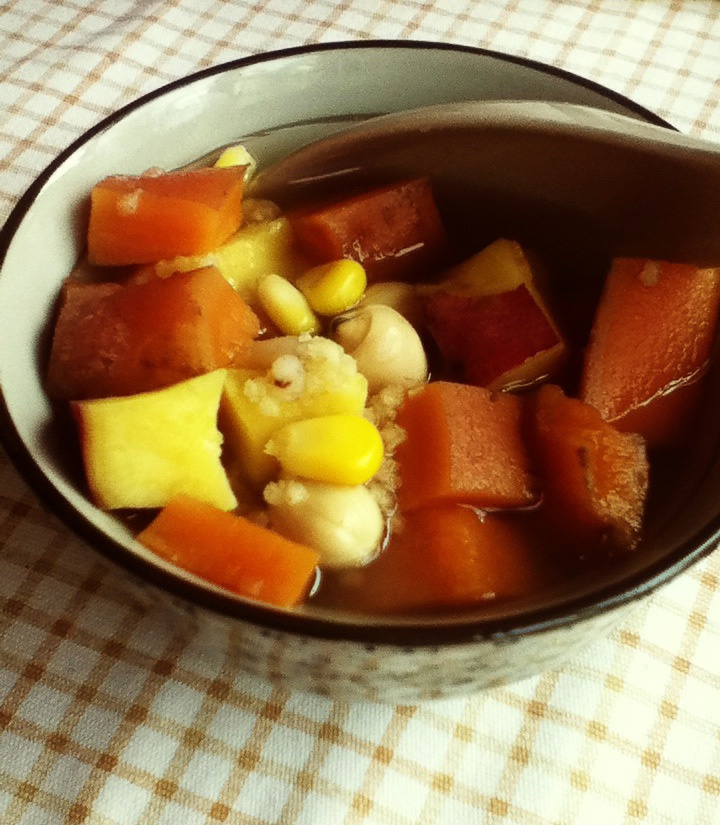 南瓜红薯玉米粥