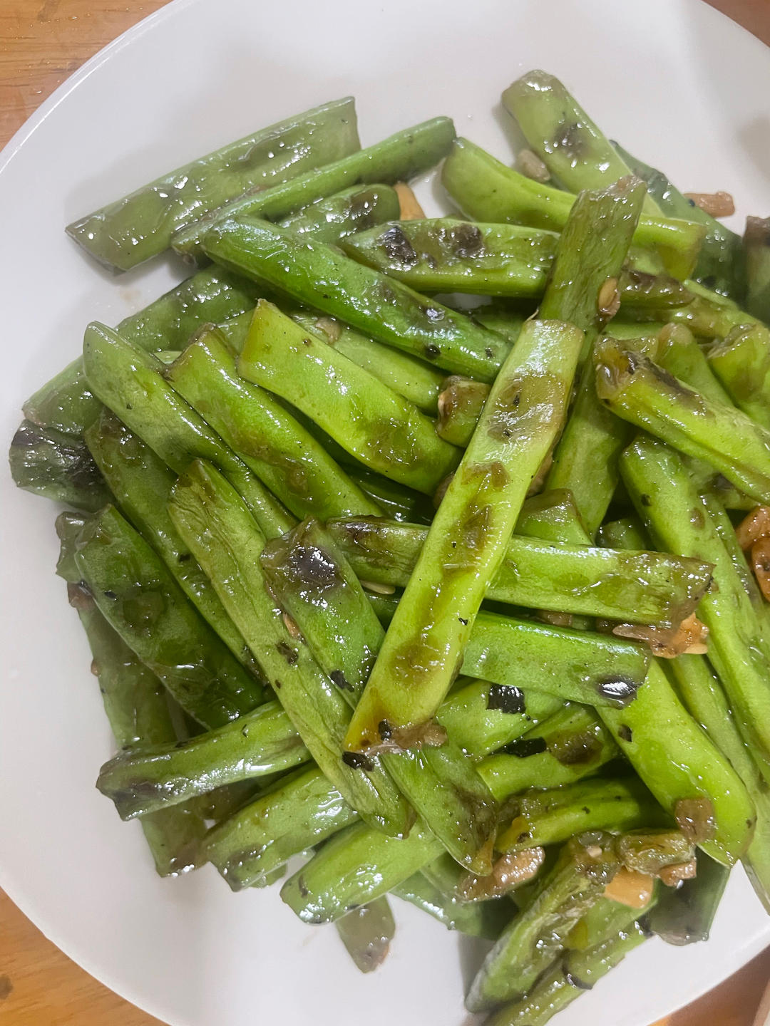家常小炒四季豆，蔬菜就是要清爽鲜甜