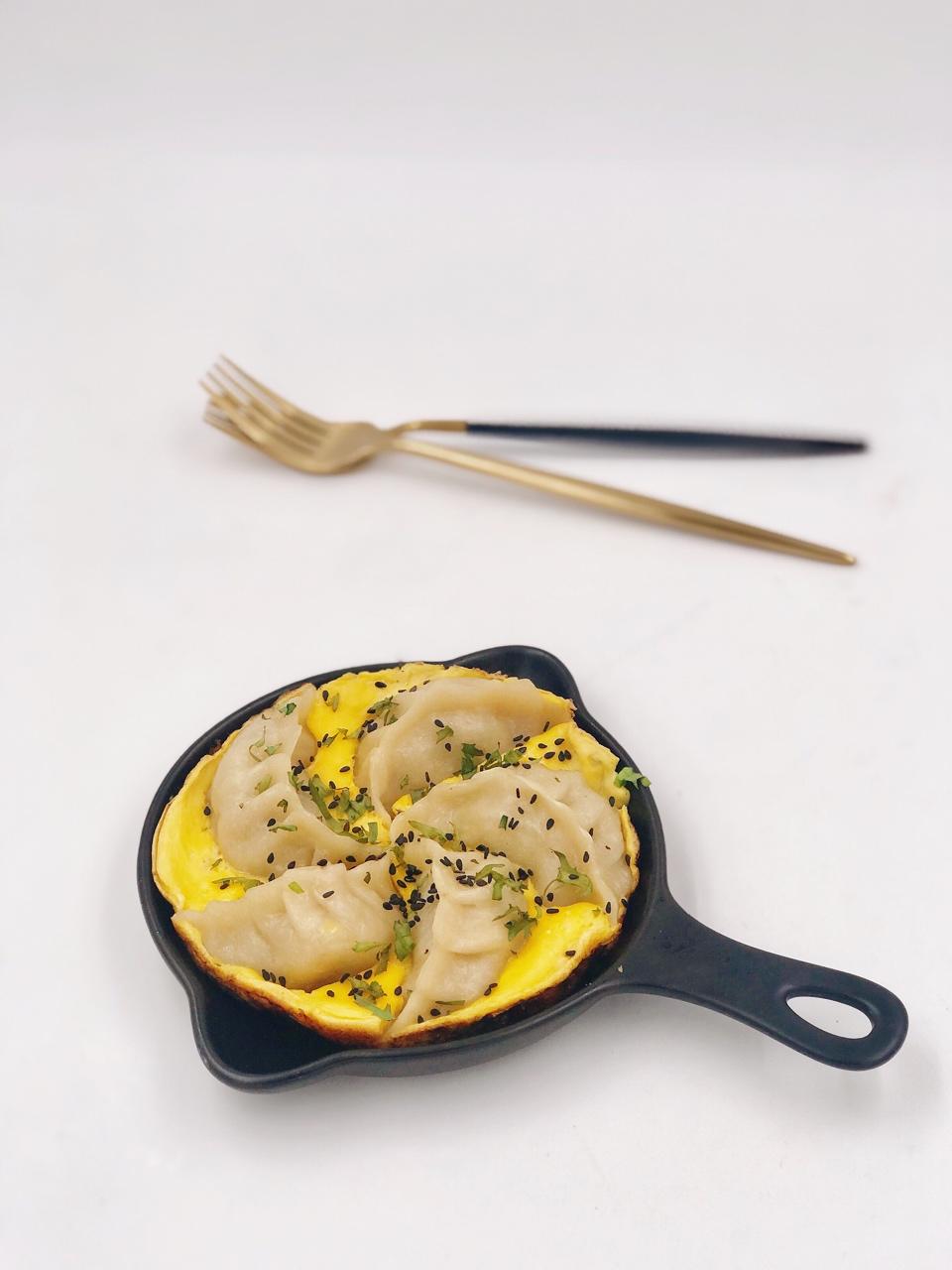 懒人快手抱蛋煎饺