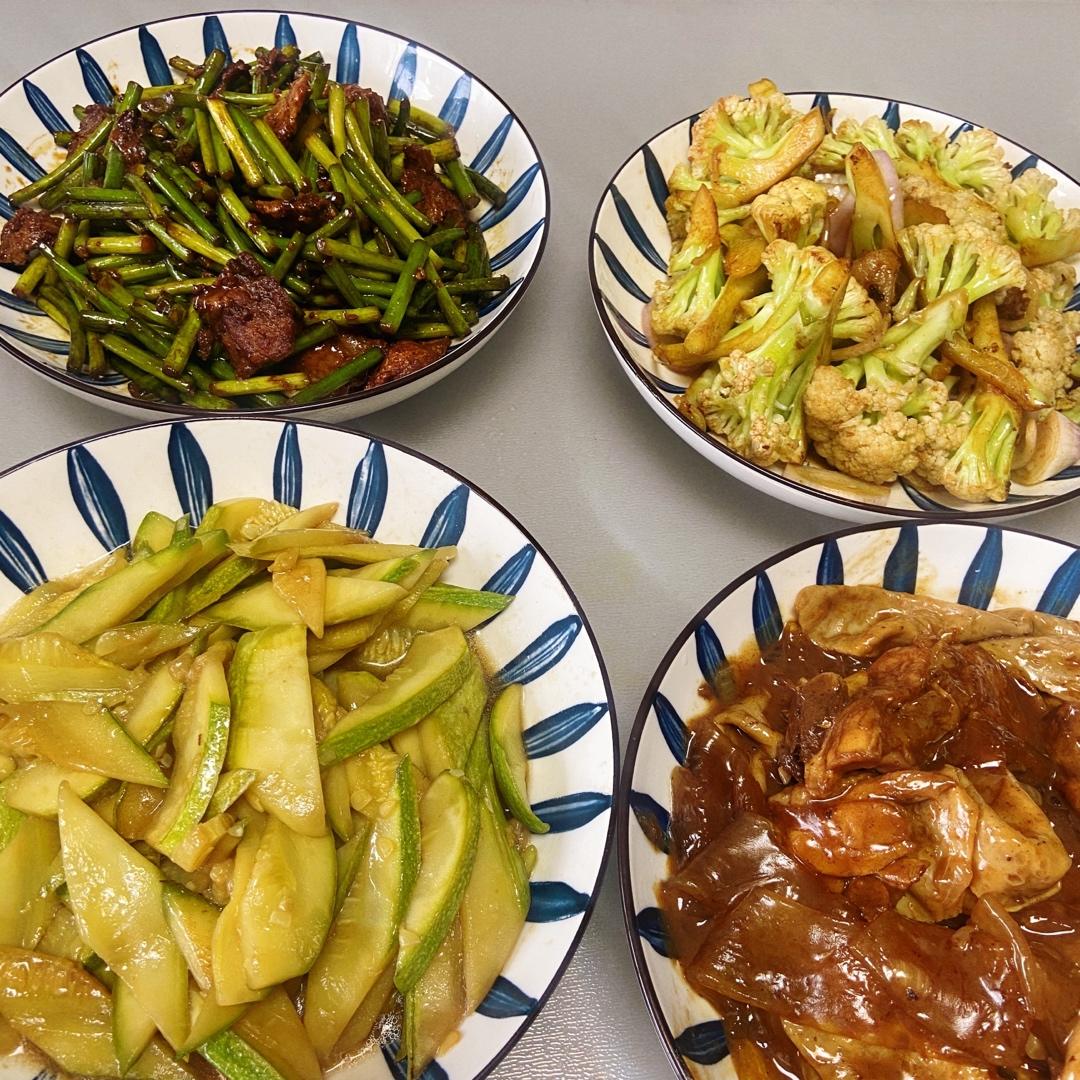 和饭店一个味道的干锅花菜