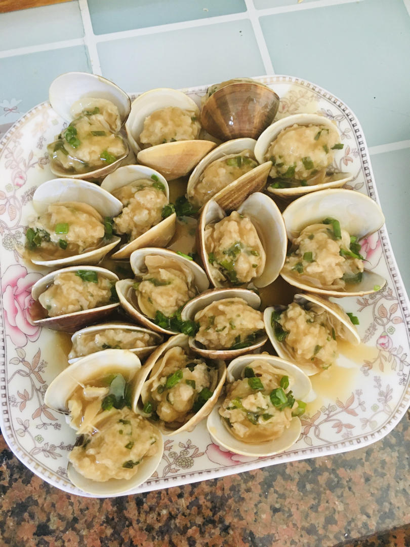 w花儿做的鲜得掉眉毛的南通特色菜(一)——文蛤嵌肉