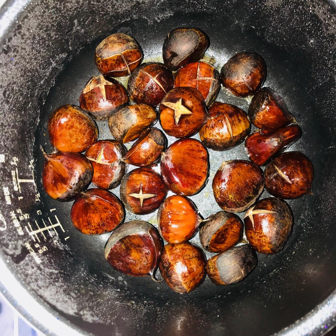 糖炒板栗（电饭锅）