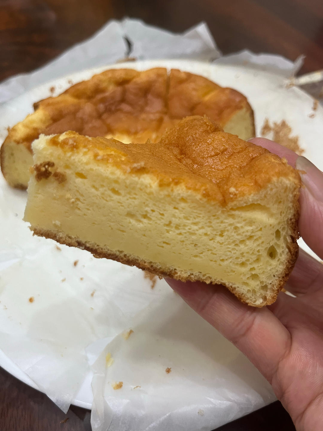 6寸轻芝士蛋糕(乳酪戚风蛋糕)