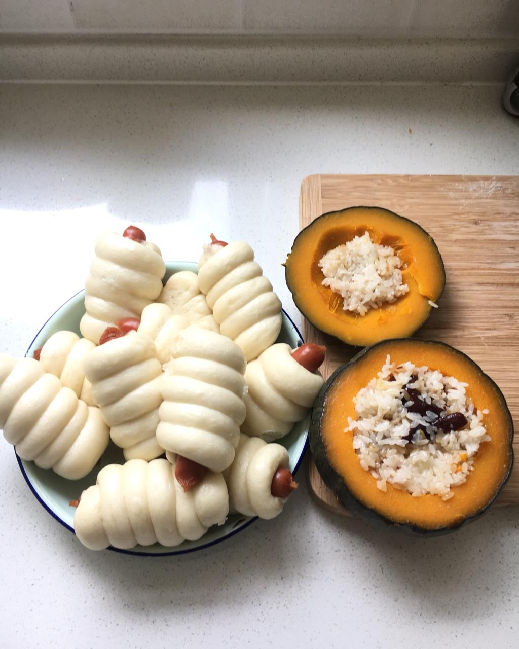 快手火腿卷～一次发酵