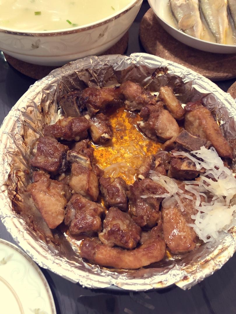 蒜香烤排骨（烤箱版）