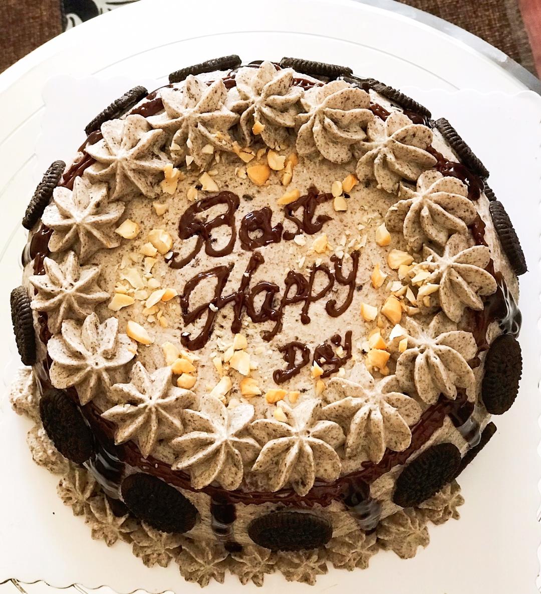 父亲节的问候--巧克力戚风