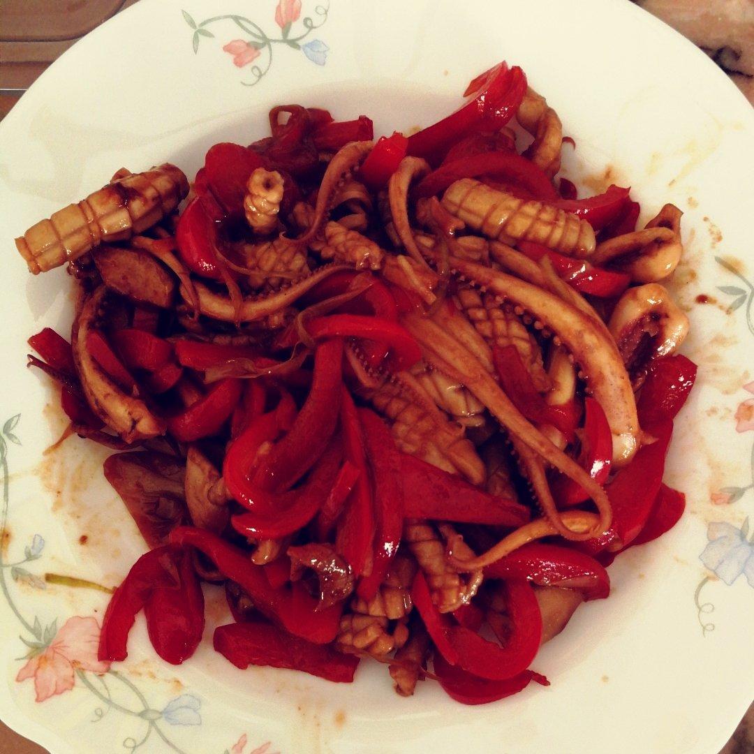 香辣鱿鱼卷