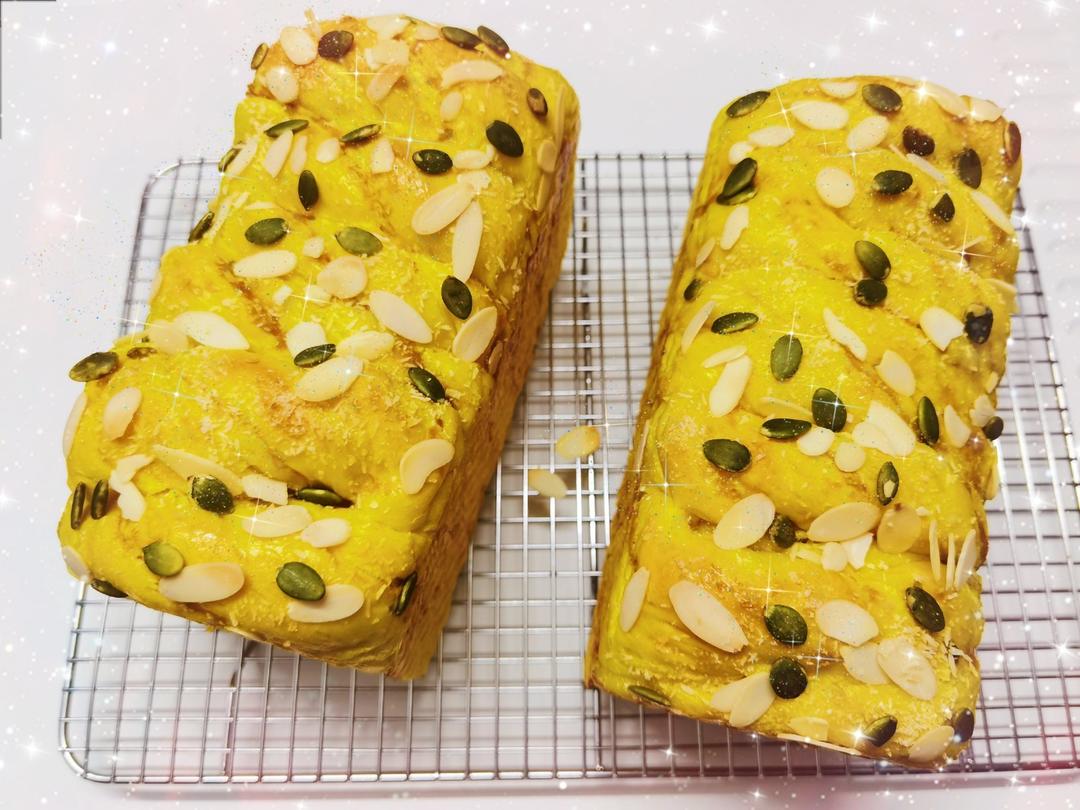 双倍美味南瓜吐司（双重南瓜，美味加倍）