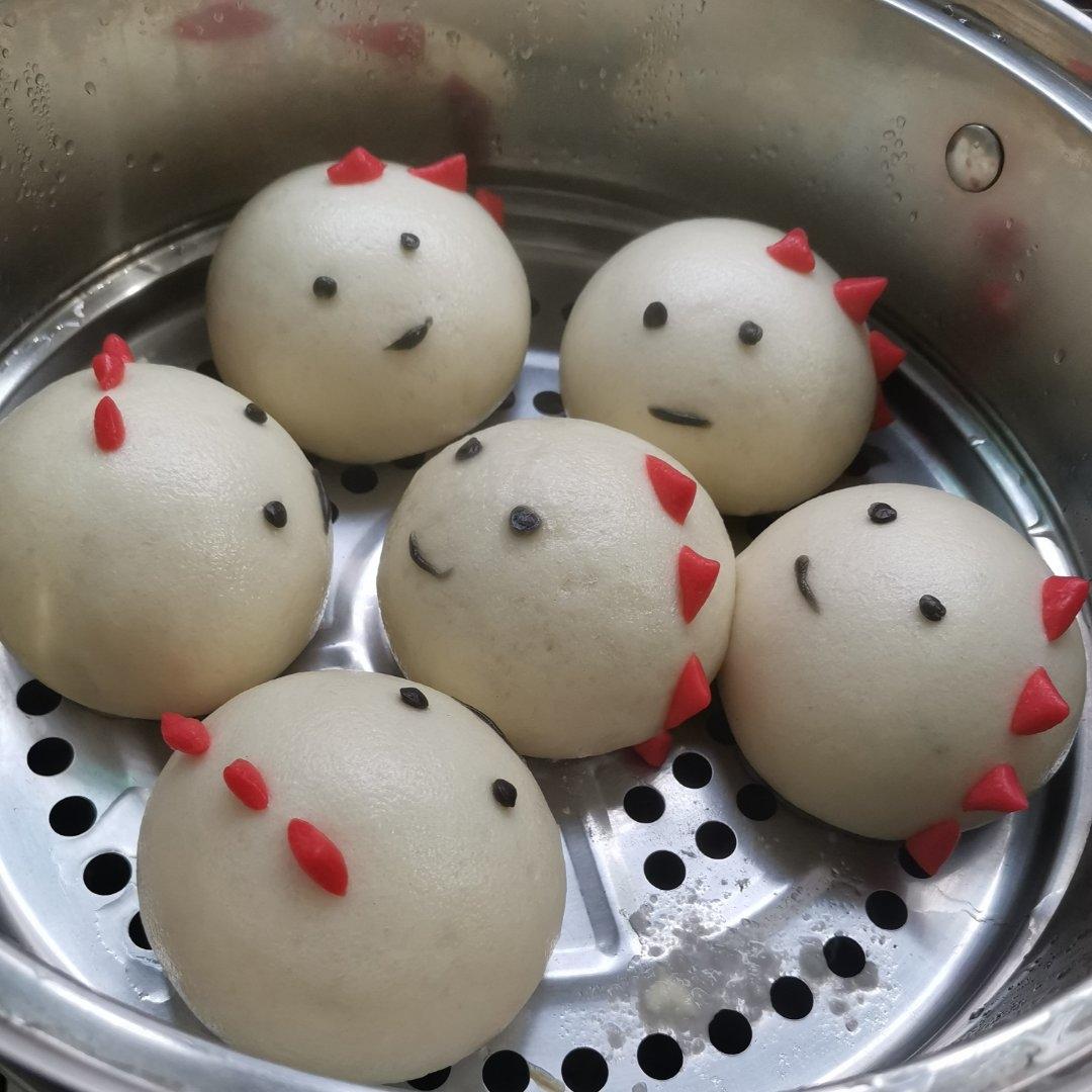 造型馒头-小恐龙馒头