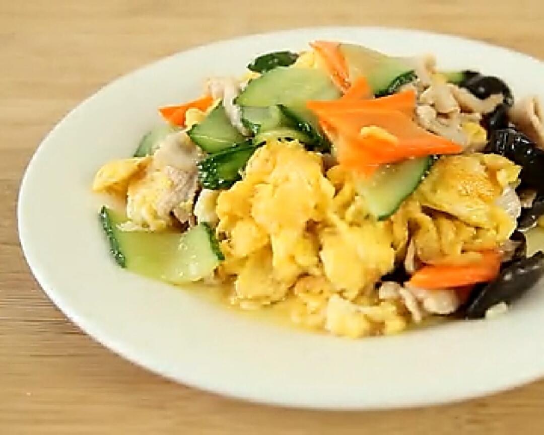 里脊木须肉鸡蛋