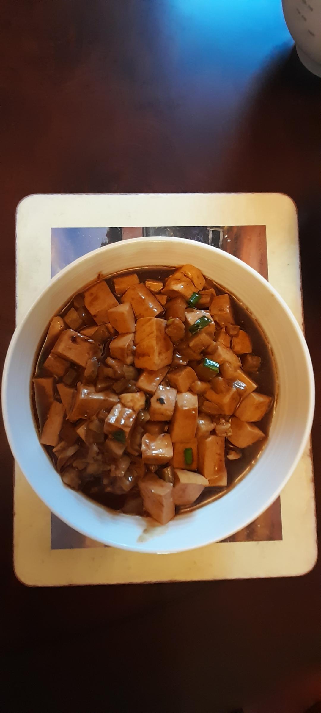 【猪皮丁炖豆腐】的做法