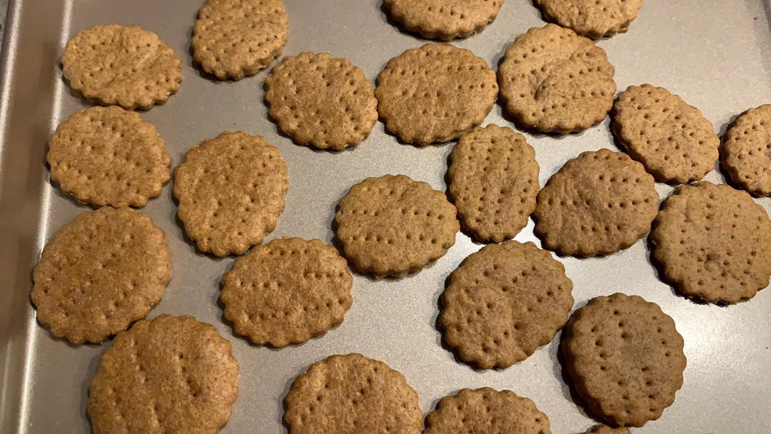 最好吃的全麦苏打饼干了