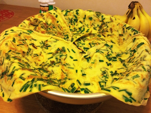 韭菜鸡蛋煎饼
