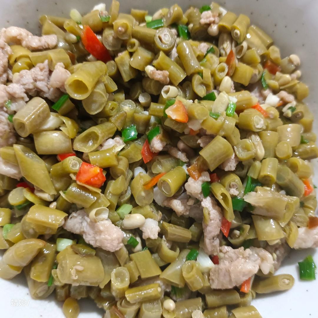 肉末酸豆角