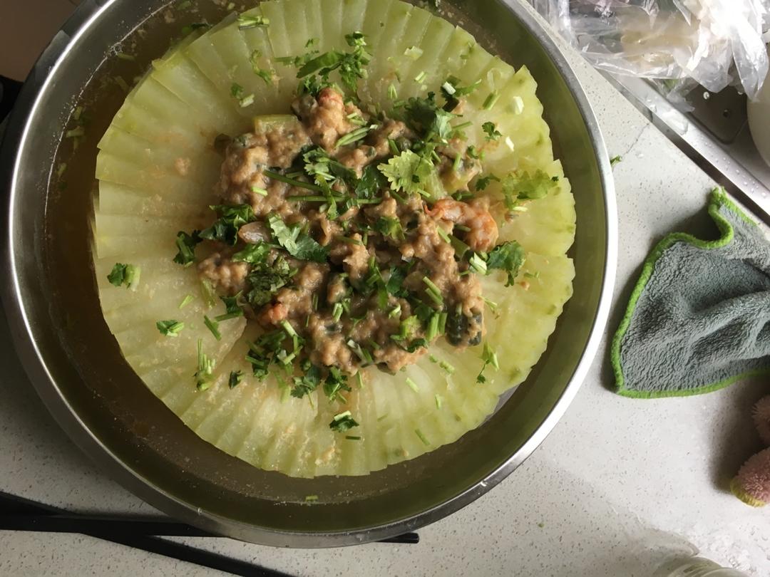 家常菜～金钩蒸冬瓜