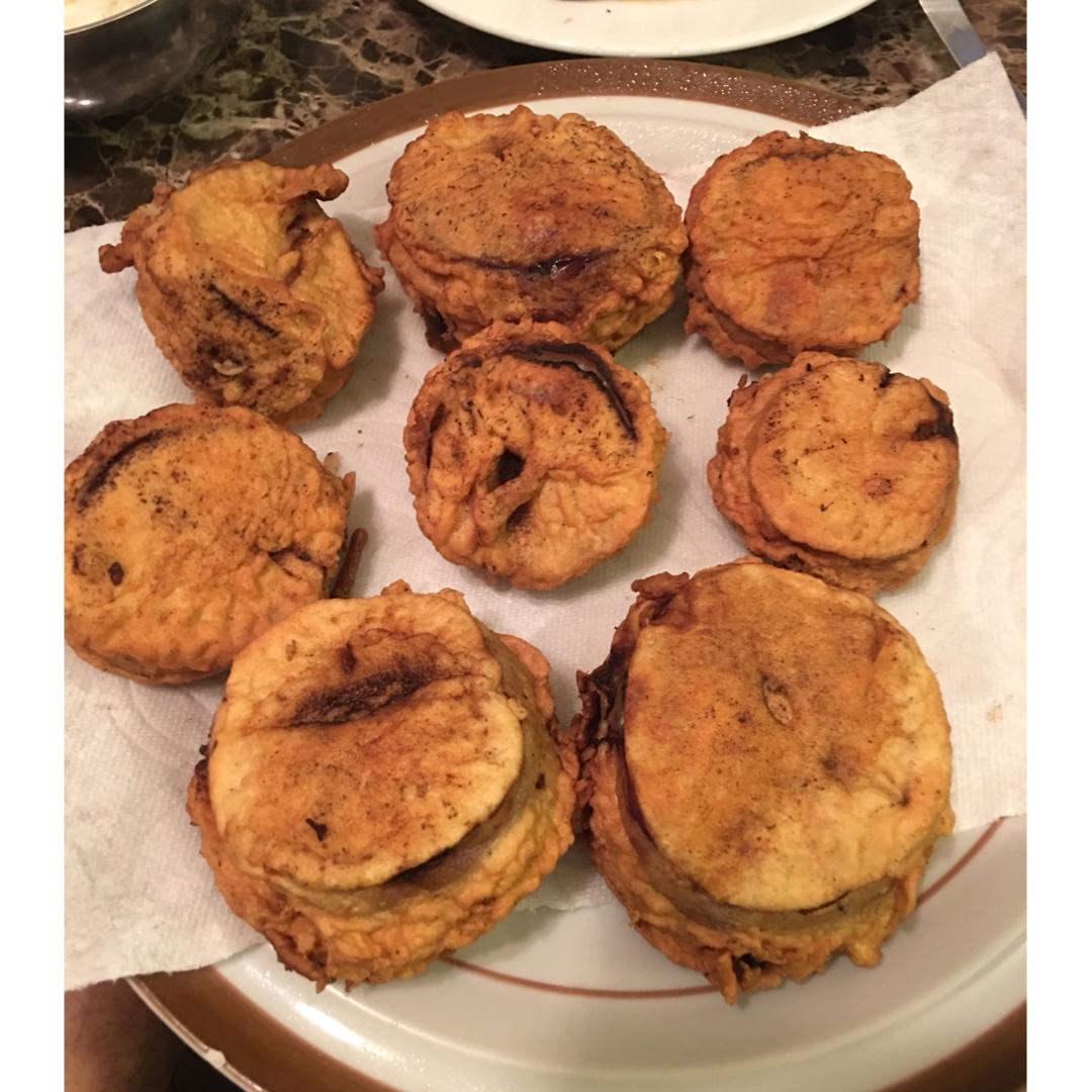 香炸茄盒-家乡的味道 Stuffed Fried Eggplant with Pork