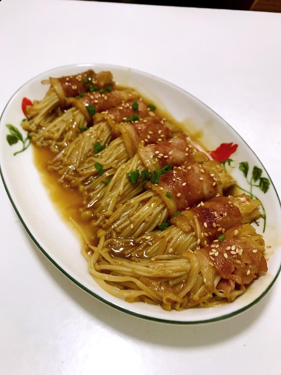 金针菇培根卷