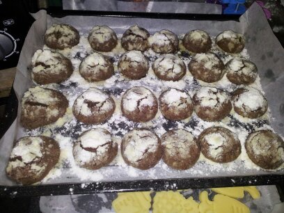 巧克力裂纹曲奇