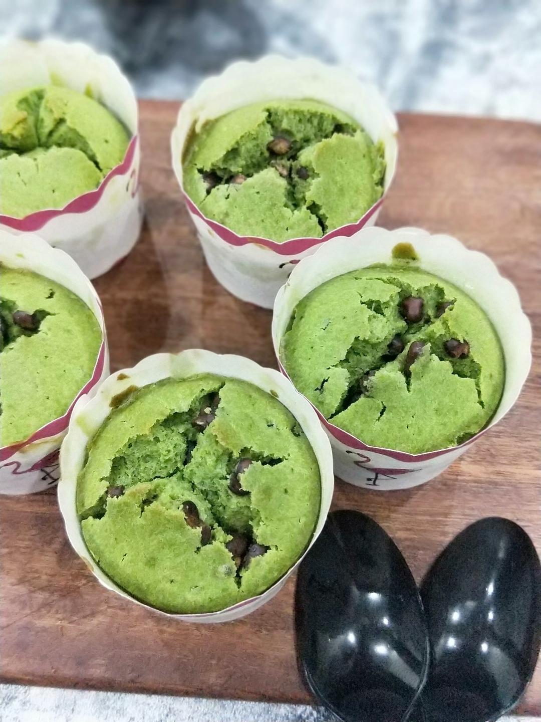 抹茶红豆玛芬