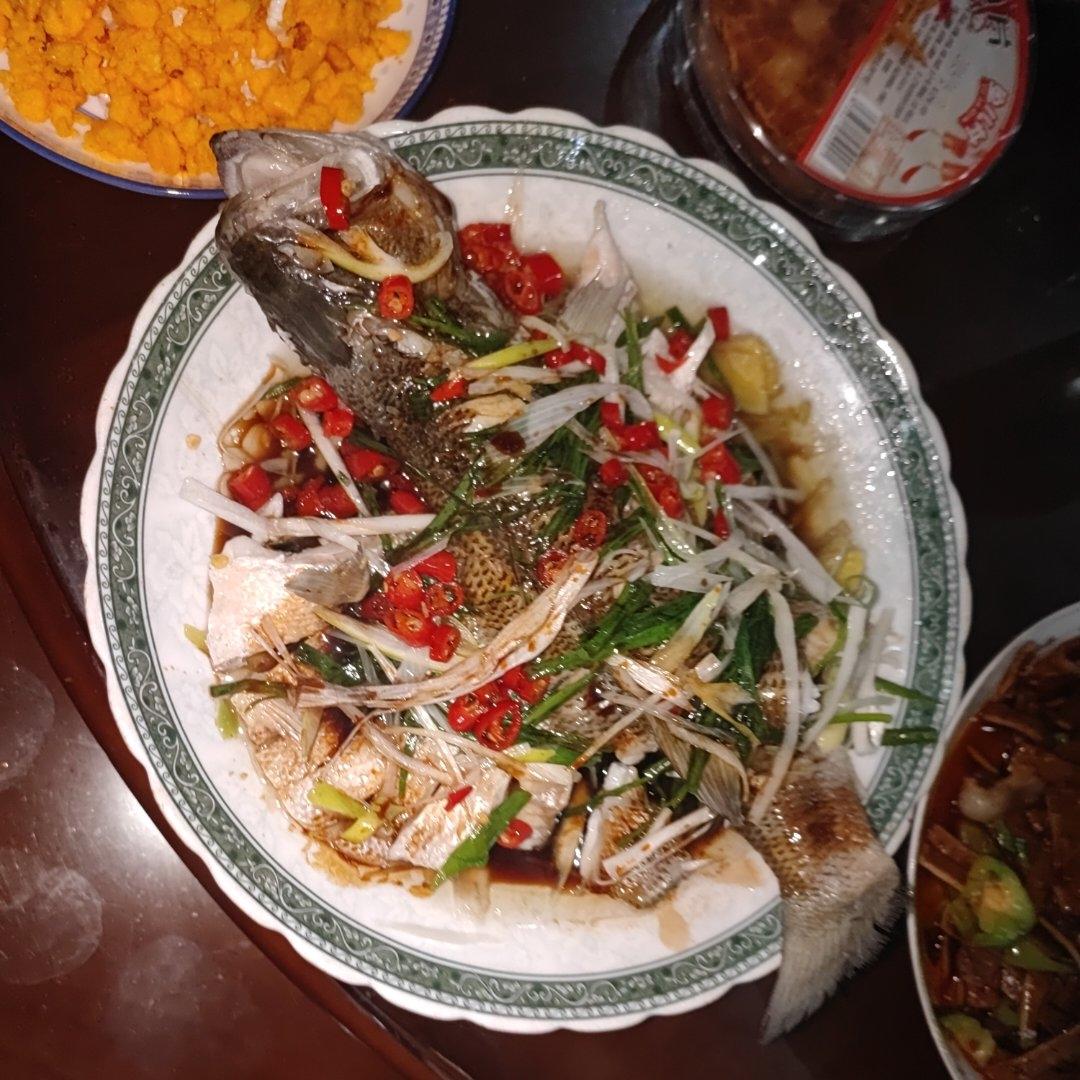 清蒸鱼（桂鱼、鲈鱼、多宝、鳊鱼均适用）