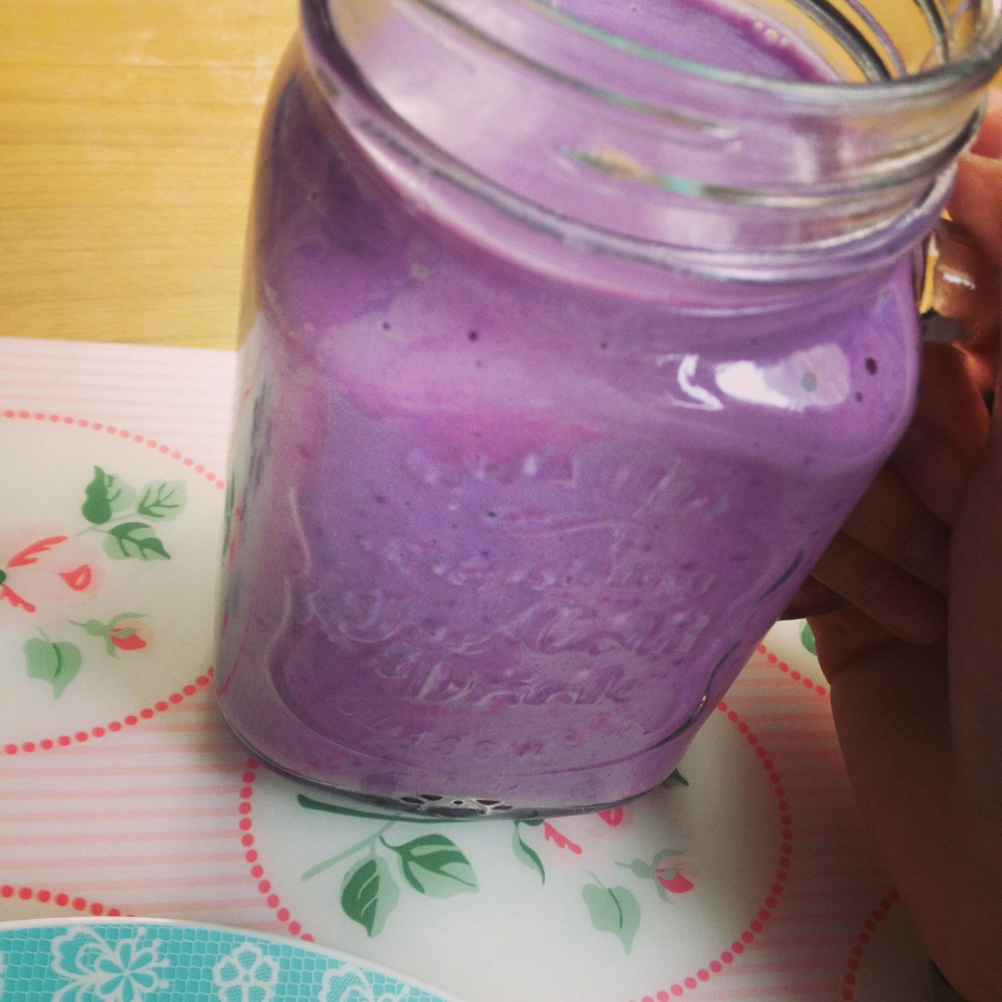 紫薯芋香拿铁的做法