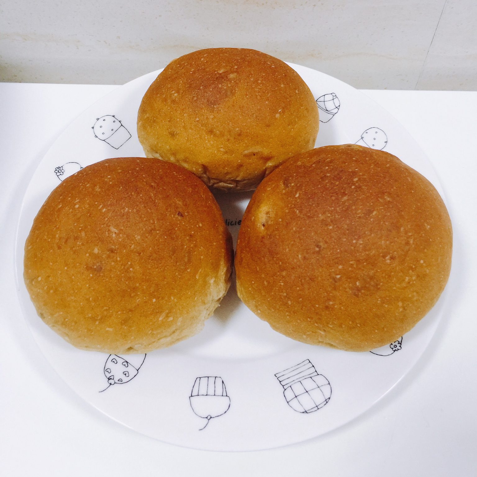 蔓越莓全麦黑糖面包