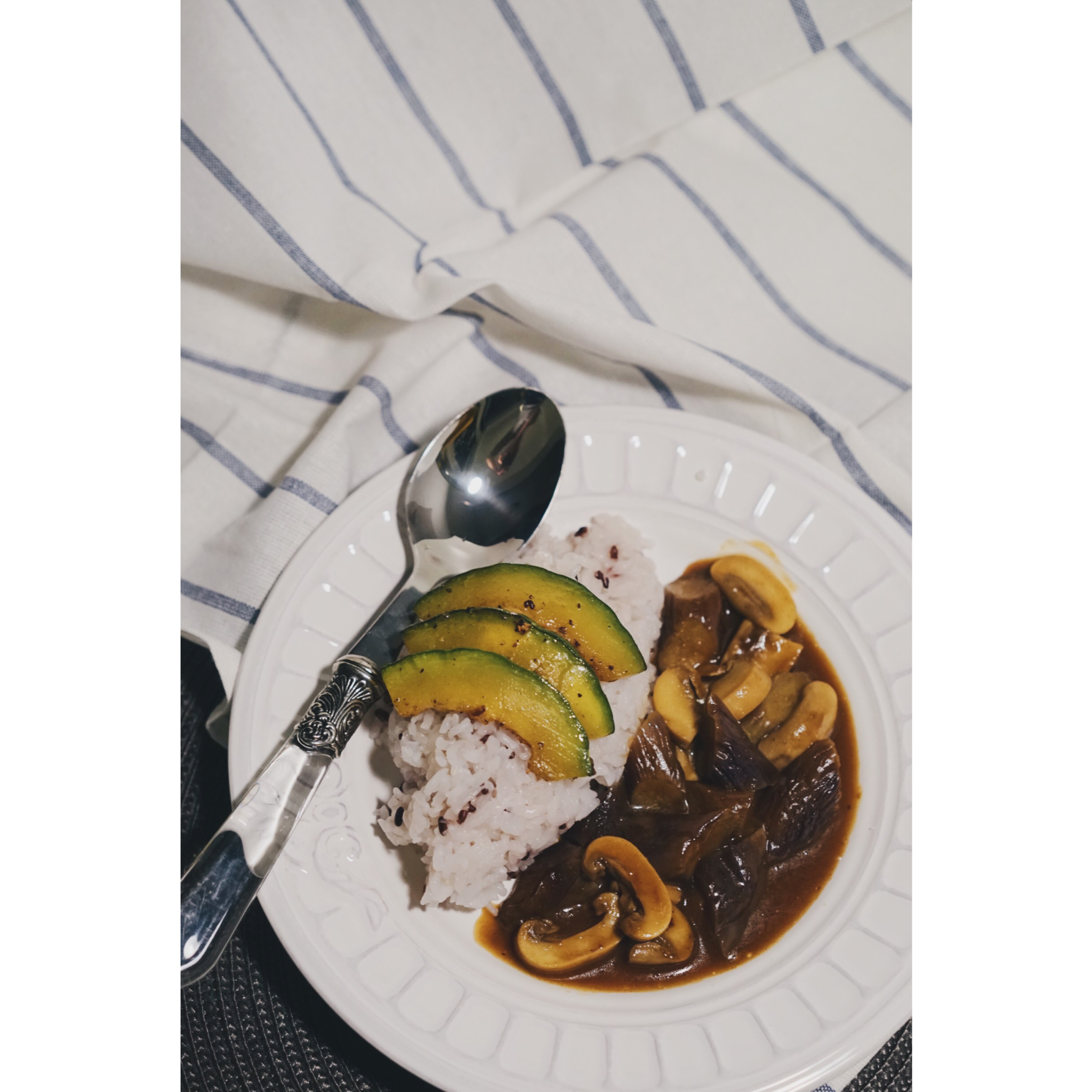 日式茄子蘑菇咖喱