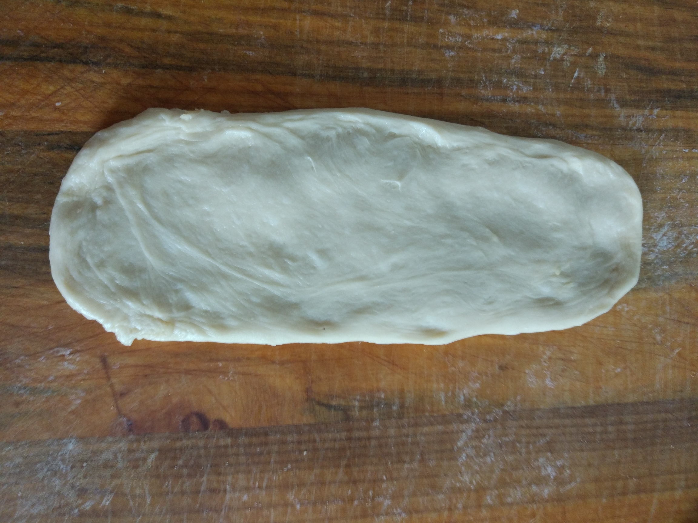 非比寻肠面包(一次发酵，超软，拉丝)的做法 步骤4