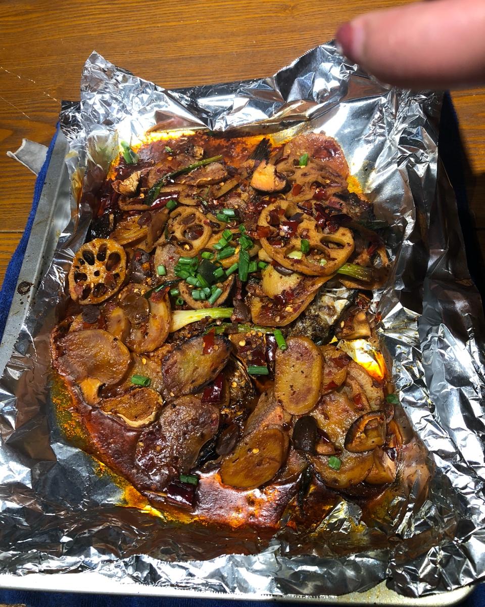 香辣烤鱼