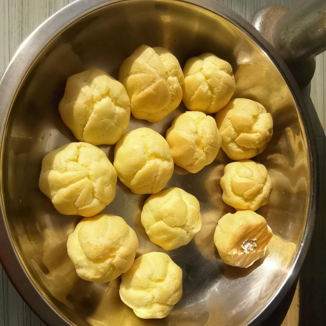 简单易成功的奶油小泡芙做法