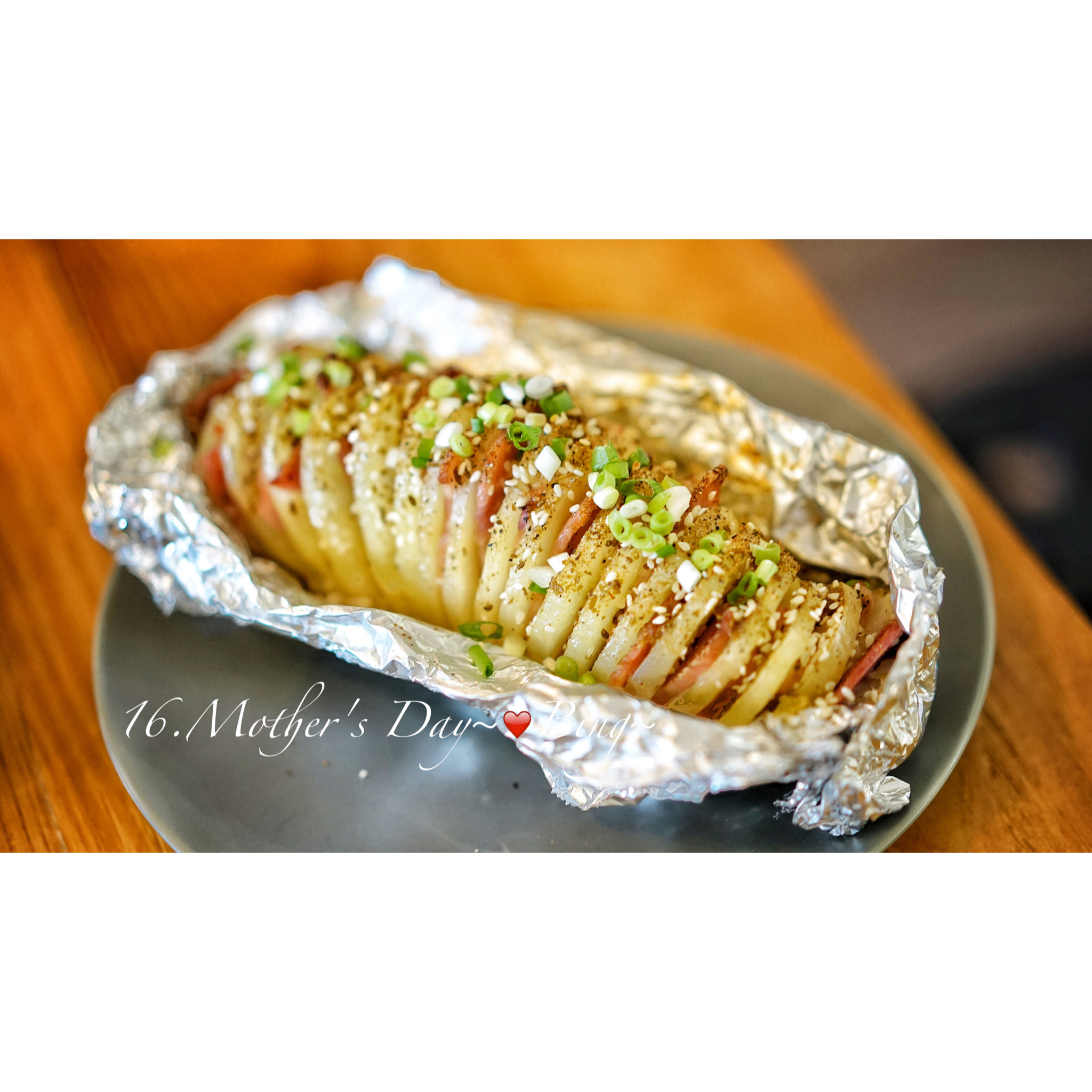 培根风琴烤土豆