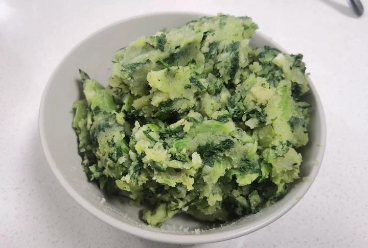 小白菜土豆泥