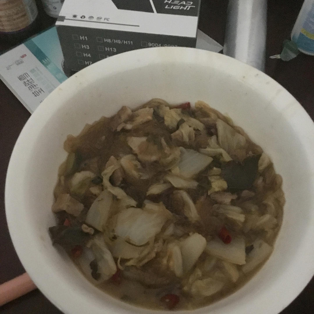 猪肉白菜炖粉条