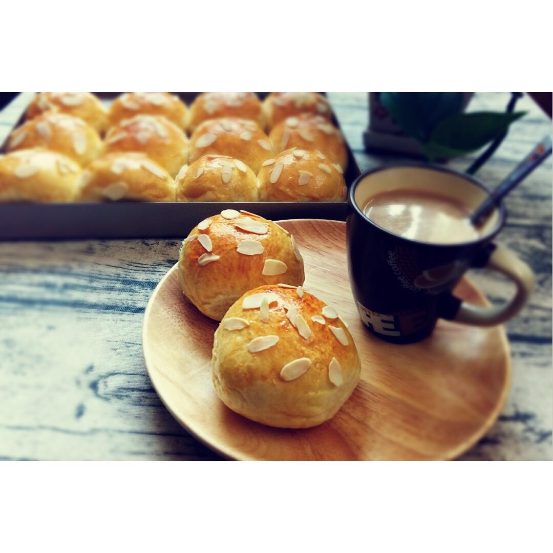 鲜奶油小餐包（一次发酵）