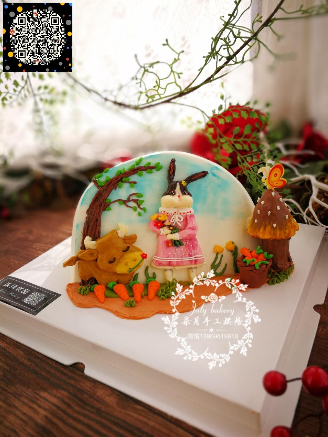 （视频）坡型蛋糕的制作