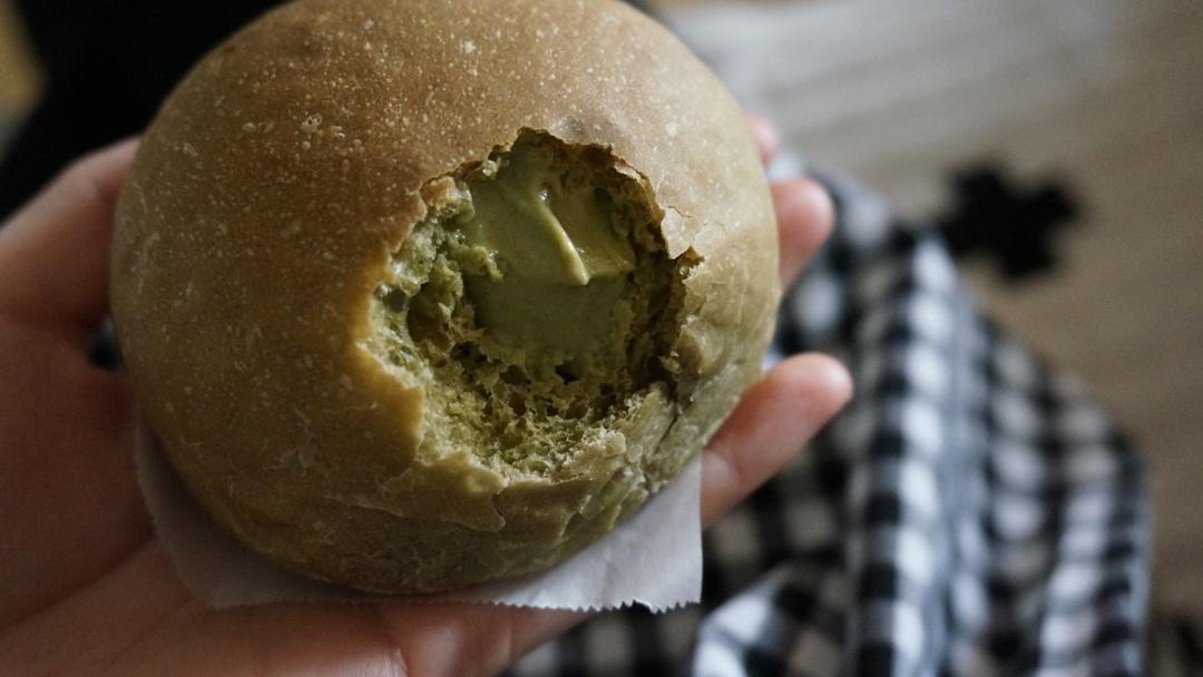 抹茶冰心小面包