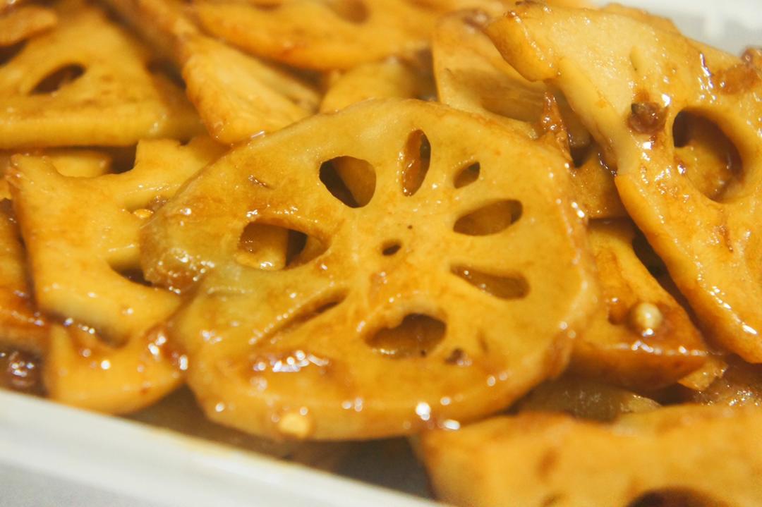 麻辣藕片（素）的做法