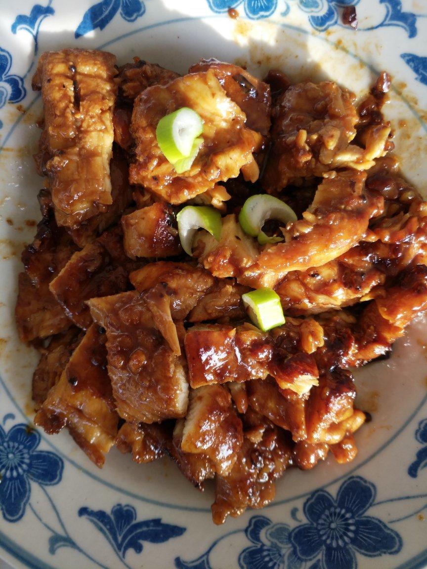 酷炫屌炸天好吃的煎鸡胸肉（香蒜蜂蜜煎鸡胸肉）