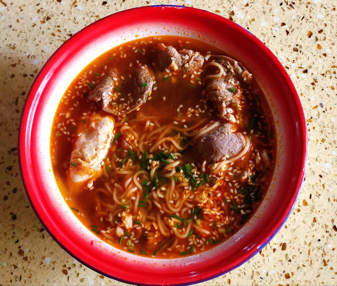 韩式牛肉面的做法