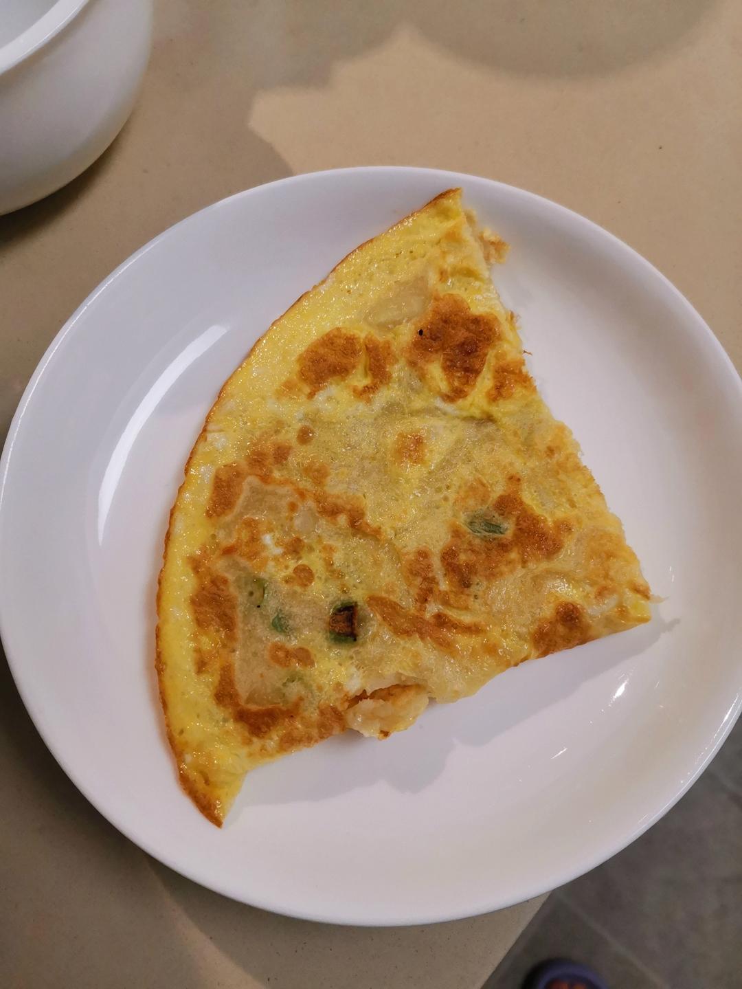 早餐香葱鸡蛋饼