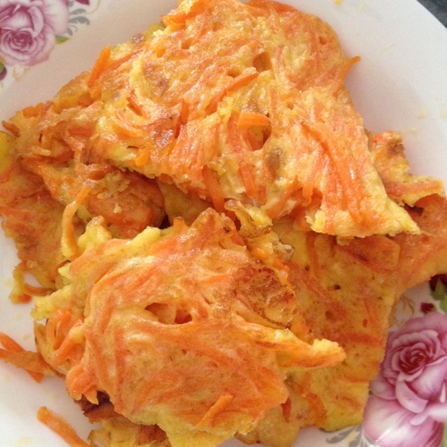 胡萝卜鸡蛋饼