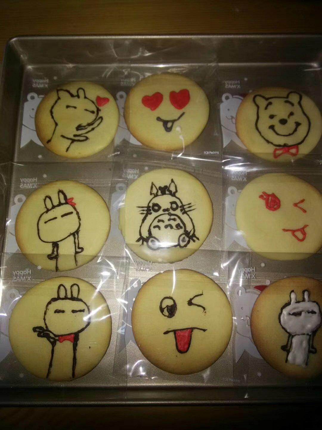 糖霜饼干底，无烤盘平整饼干（普通面粉详细版）