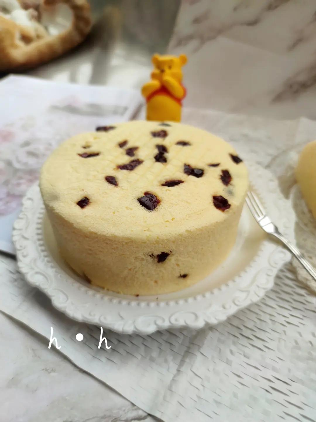 水嫩烫面蒸蛋糕