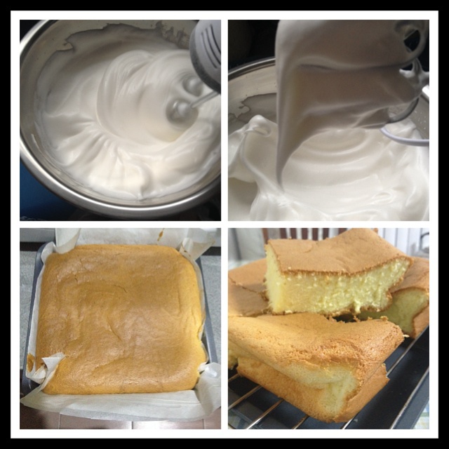 戚风柔软蛋糕( 新手一看就会:)