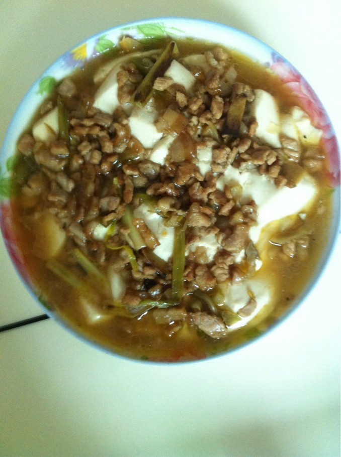 肉末蒸豆腐