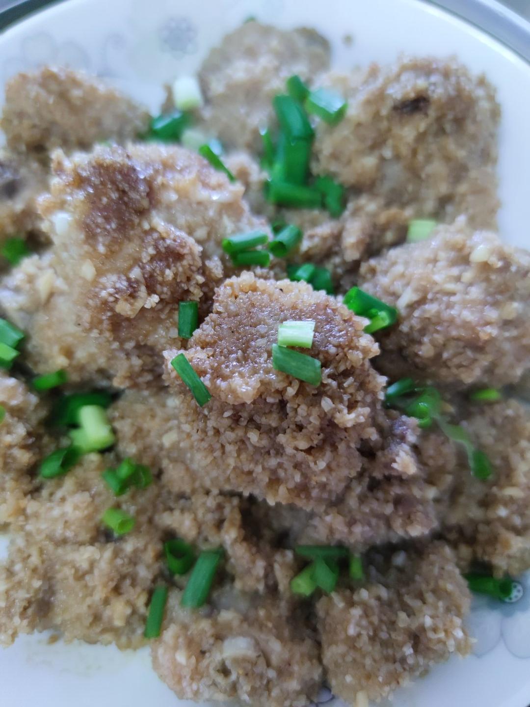 腐乳米粉蒸排骨