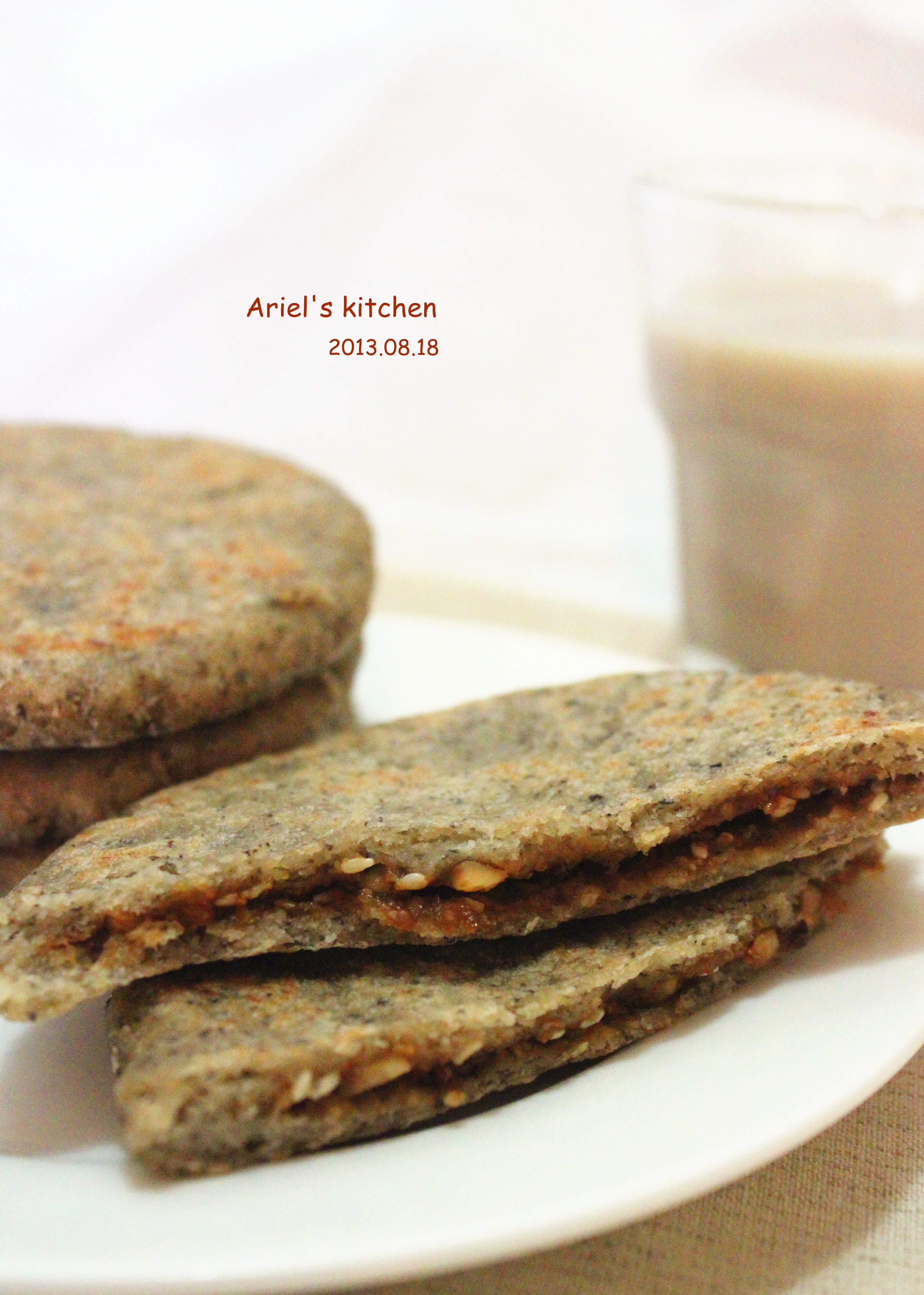 黑麦豆渣红糖馅饼