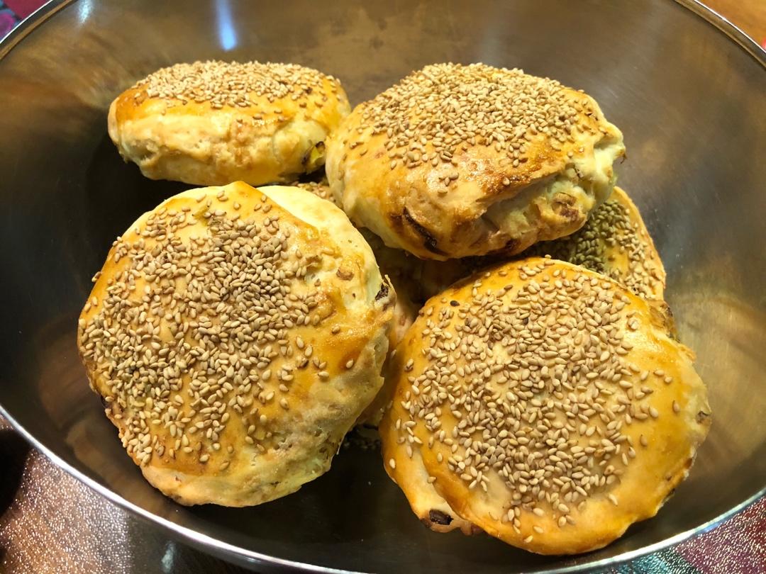油酥葱香烧饼