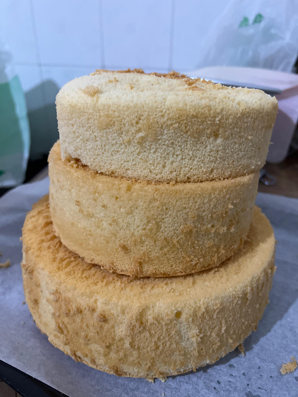 8寸椰蓉红枣戚风蛋糕